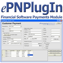 QuickBooks plug in